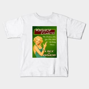 Winthrop Cigarettes Kids T-Shirt